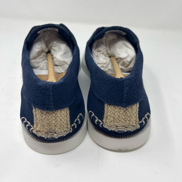 New Sperry Original Sirocco Suede Boat Shoe in Navy Blue sz 11.5